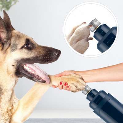 Amazon Hot Sale USB Charger LED Pet Nail Clipper Low Noise Pet Nail Trimmer